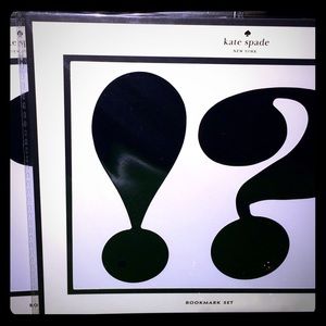 new in package Kate Spade bookmark set