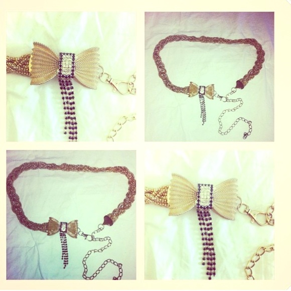 Gold Bow chain Belt💖