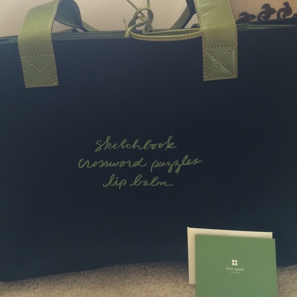 Authentic Kate Spade heavy canvas tote