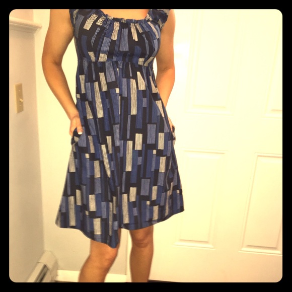 Geometric A- Line Dress