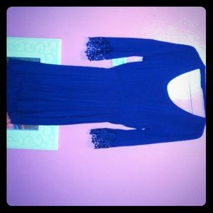 Navy Blue light cotton dress