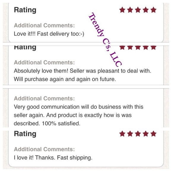 ⭐️⭐️⭐️⭐️⭐️Reviews