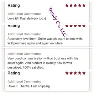 ⭐️⭐️⭐️⭐️⭐️Reviews
