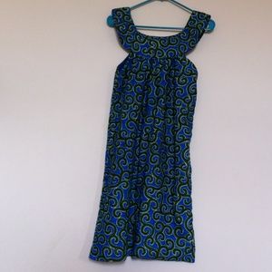 Paisley-like design African dress