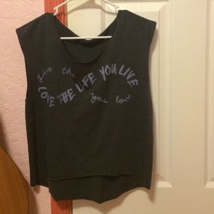 Sleeveless fashion top from love culture