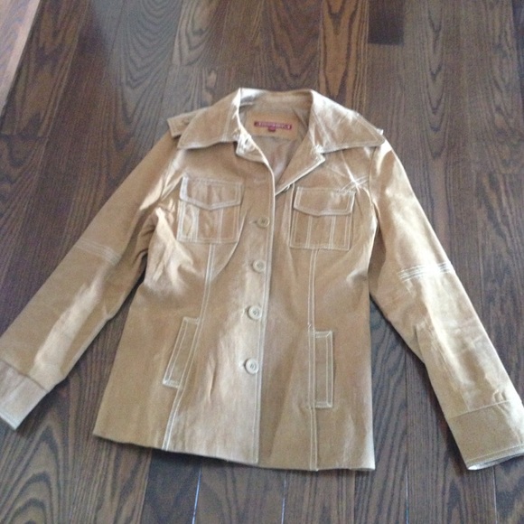 Suede Jacket (Camel Color)