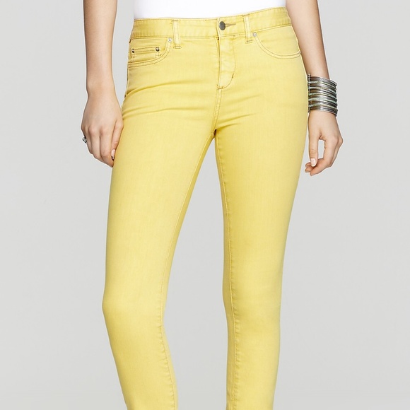 Free People Milennium Jeans in Yellow