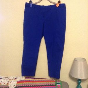 Gap Royal Blue Slim Cropped Pants