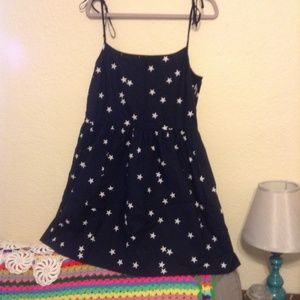 Gap Navy Blue White Star Sundress