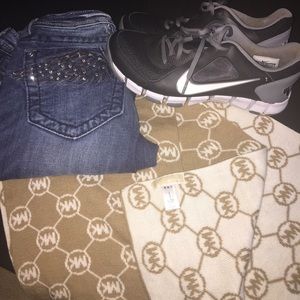 MK Scarf•Miss Me Jeans•Nike Training Shoes•Bundle