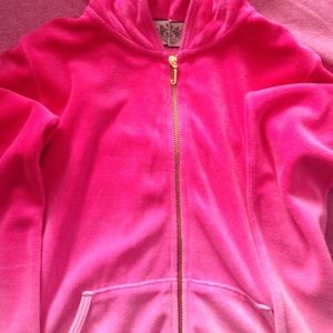 juicy couture velour zip up!! Size medium