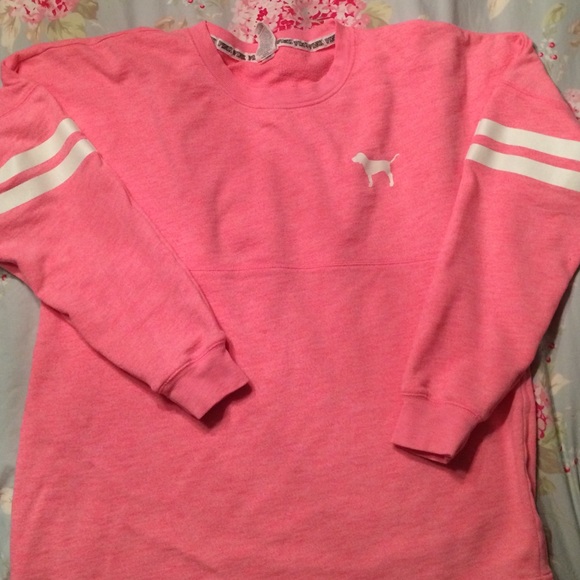 VS pink sweatshirt
