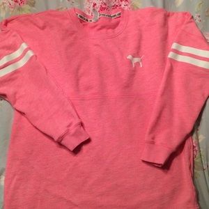 VS pink sweatshirt