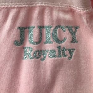 SALE ! Juicy Couture Pink velour pants! Size small