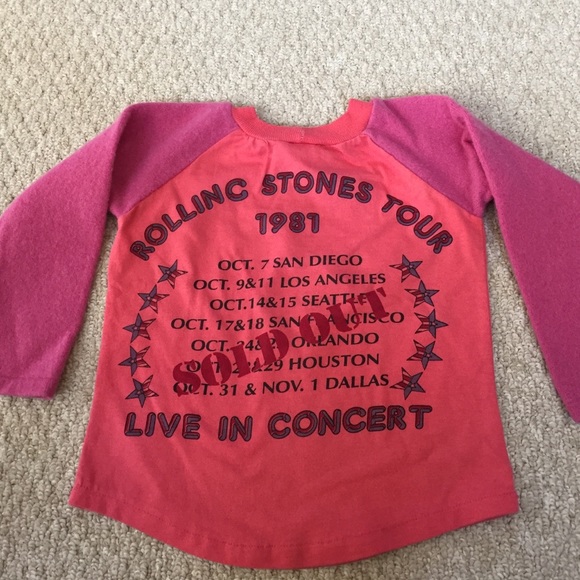 Cute girls' tee -Rolling Stones! 4T - Picture 3 of 3