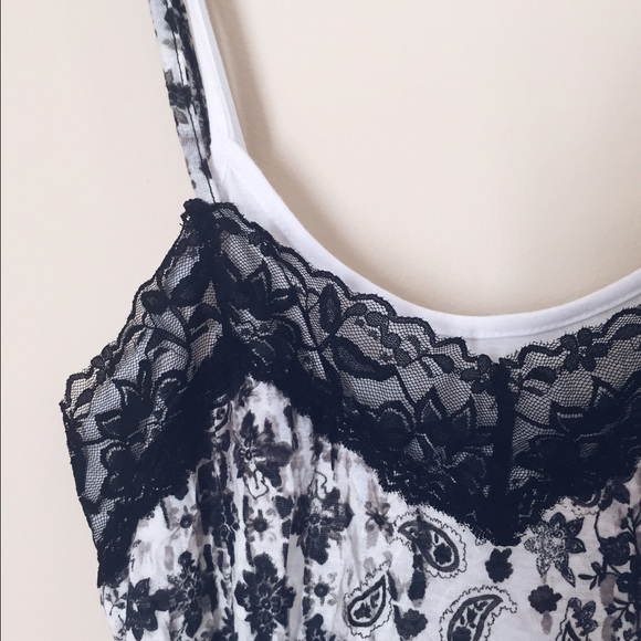 Paisley Lace-trimmed Cami