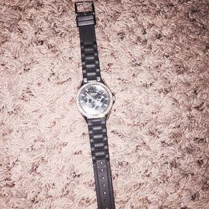 Fossil watch with bling