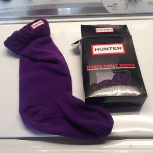 Hunter Fleece Welly Socks