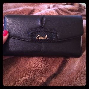 Black coach wallet