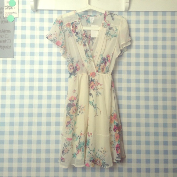 Floral Chiffon Dress
