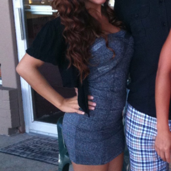 Dark gray and silver dress - Picture 1 of 1