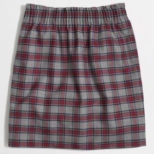 NWOT J. Crew Tartan Plaid Skirt Sz 0