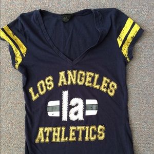 High low Los Angeles tee