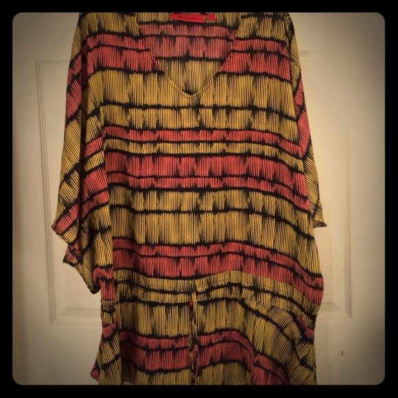 Pink and yellow tunic