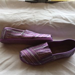 Purple Stripe & Navy Crochet for sprklesnsugarx4