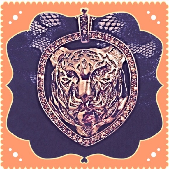 🌹HP New Tiger Head Statement Necklace - Picture 4 of 4