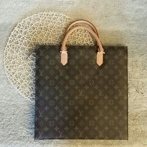Louis Vuitton Monogram Sac Plat Tote Bag