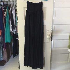 Strapless, maxi dress