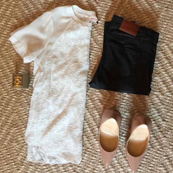 Madewell coated skinny jeans 24x32