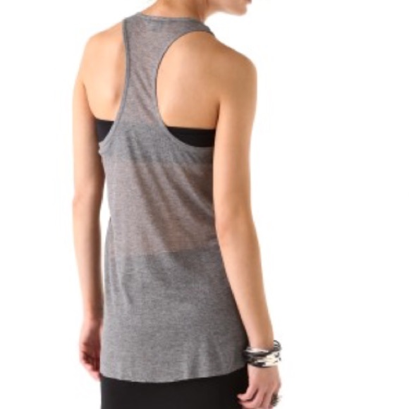 Helmut [Helmut Lang] Voltage Rib Racerback Tank - Picture 2 of 4