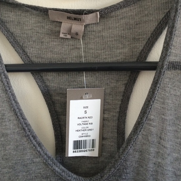 Helmut [Helmut Lang] Voltage Rib Racerback Tank - Picture 4 of 4