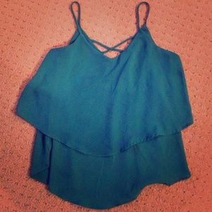 Dark aqua tank top
