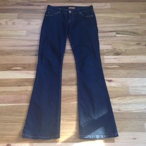 See thru soul baby flare jeans