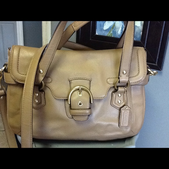 Leather Coach Satchel/Crossbody Handbag-Like New