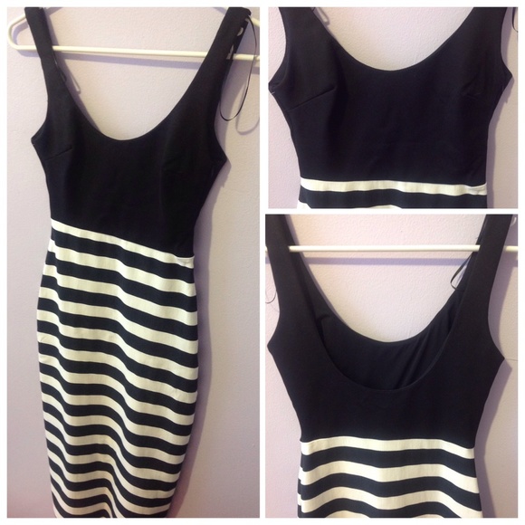 Zara Stripe Midi Dress