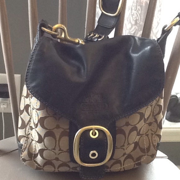 Coach Leather/Jaquard Handbag SALE!!!!