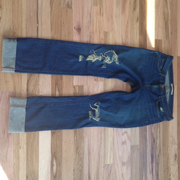 Jbrand torn / distressed jeans