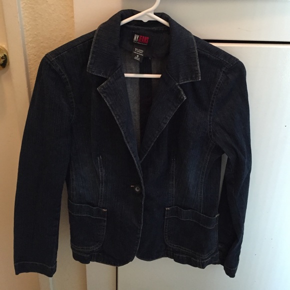 Denim coat in size 8