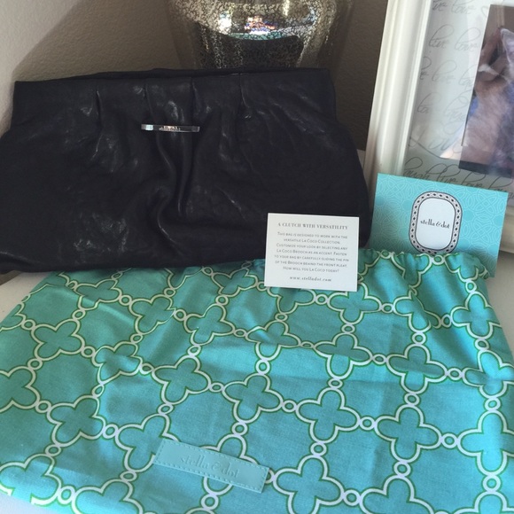 Stella & Dot La Coco black clutch- NEW