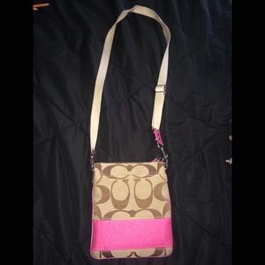 Coach cross body purse