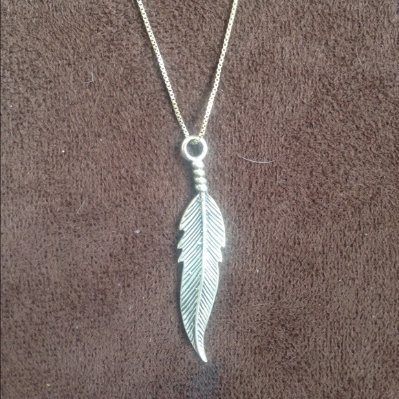 Feather necklace