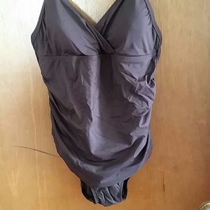 Ralph Lauren brown swim suit