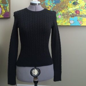 Express design studio black cashmere blend sweater