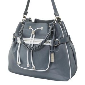 Grey Gryson drawstring bag