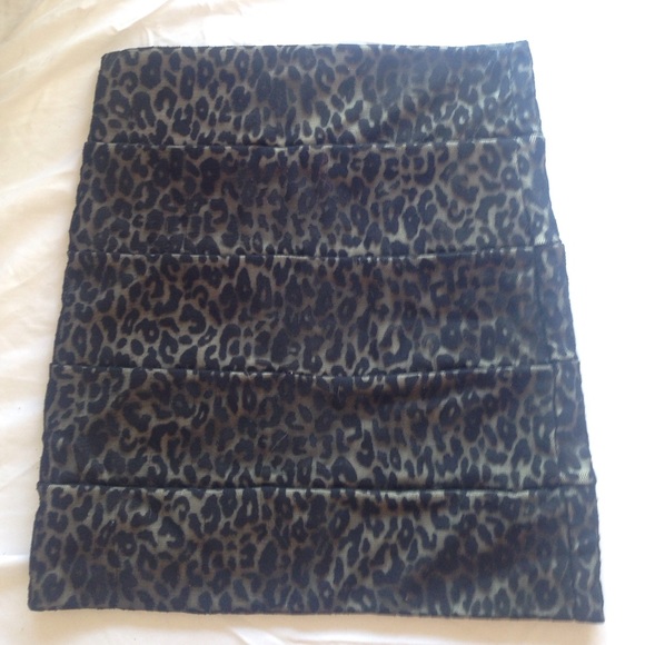 Leopard Mini Skirt