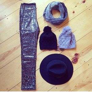 Size L EUC sparkle leggings -- worn once